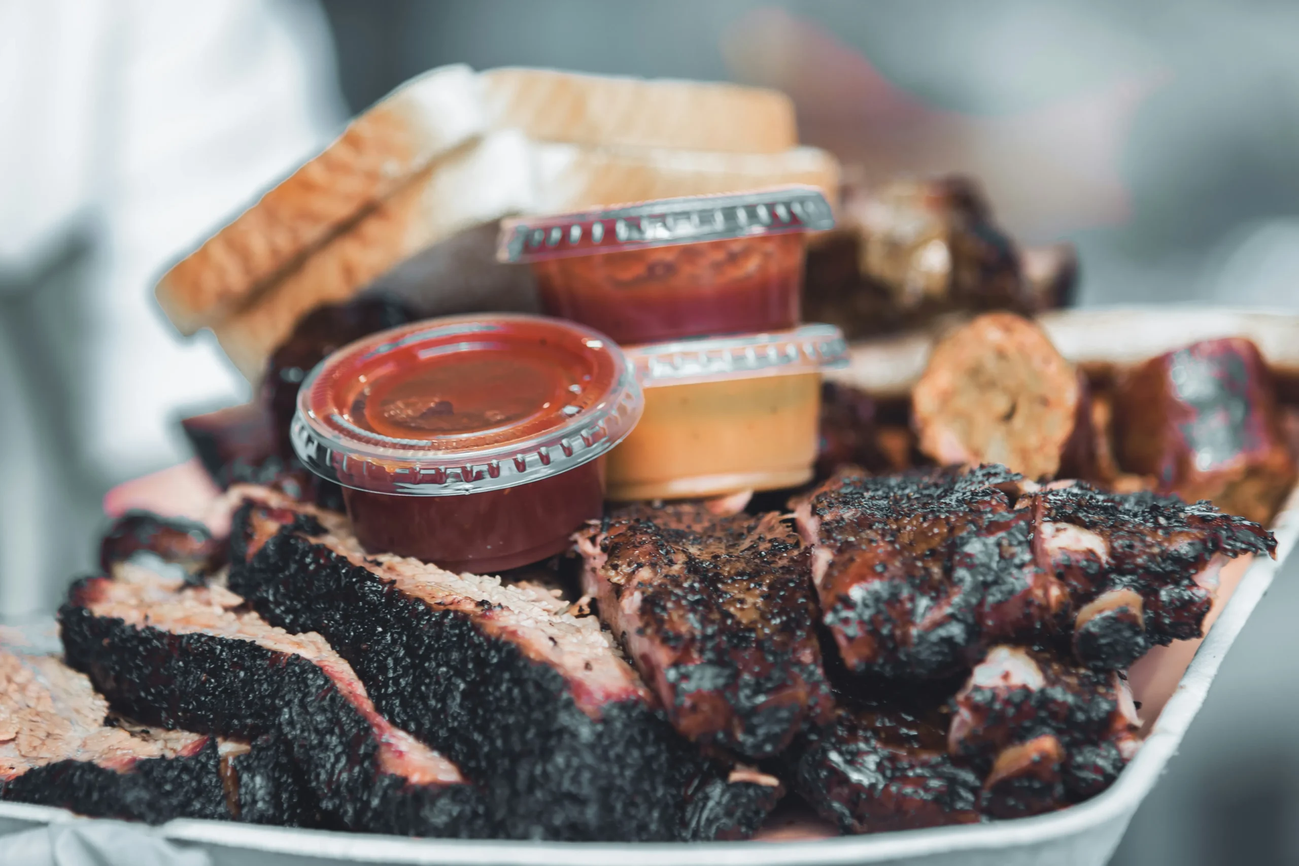 Swiss Chalet Half Rack BBQ Ribs — half rack of smoky BBQ ribs served with choice of side and Chalet dipping sauce