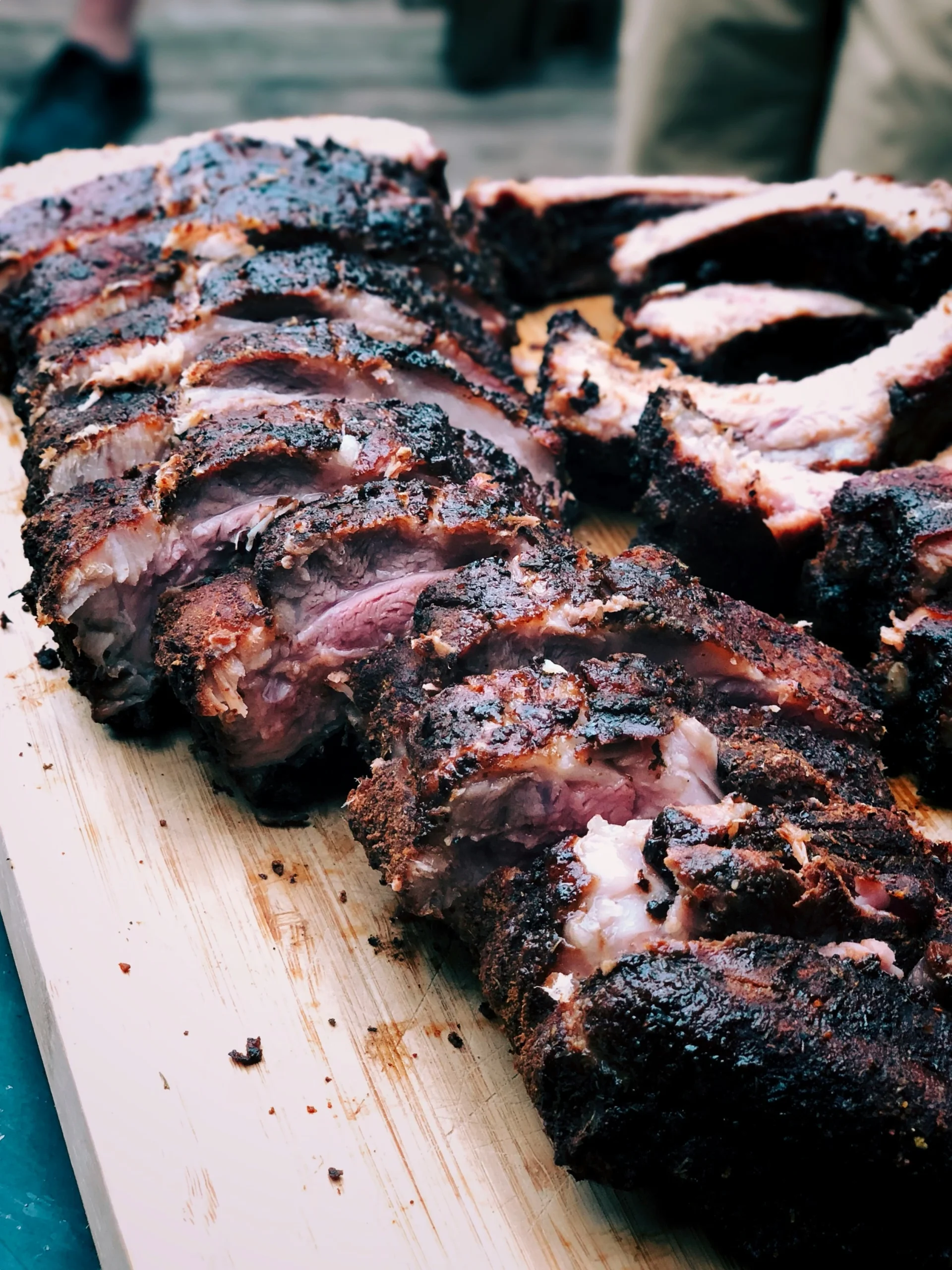 Swiss Chalet 1/3 Rack BBQ Ribs — smoky BBQ back ribs with creamy coleslaw, dinner roll and choice of side